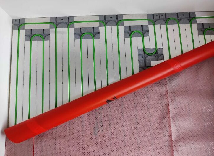 WARP Systems tussenwoning SpeeTherm Systeem heatfoil