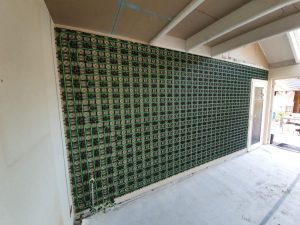 Wandverwarming door WARP Systems