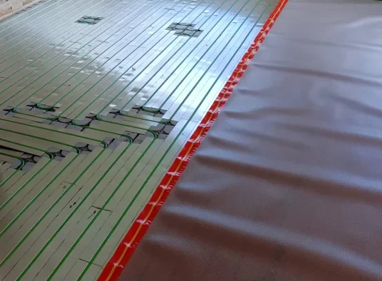 WARP Systems SpeeTherm eengezinswoning met heatfoil