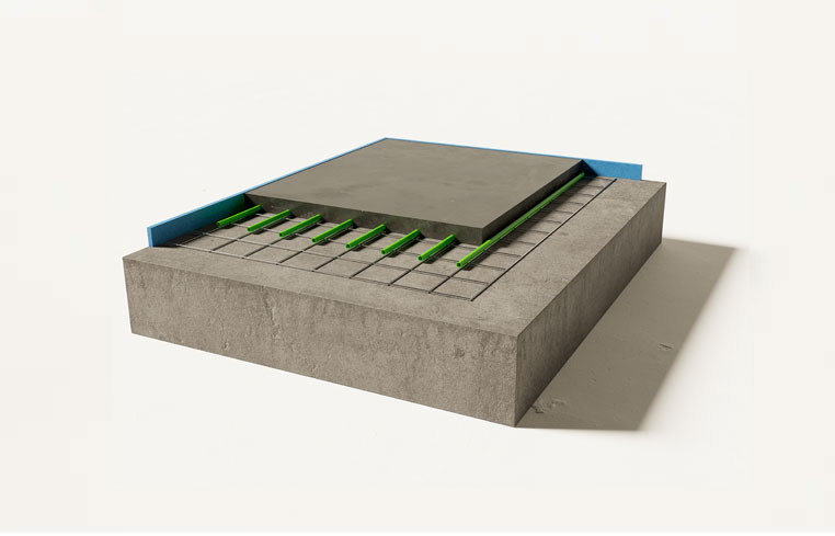 draadstaalmatten met zandcement
